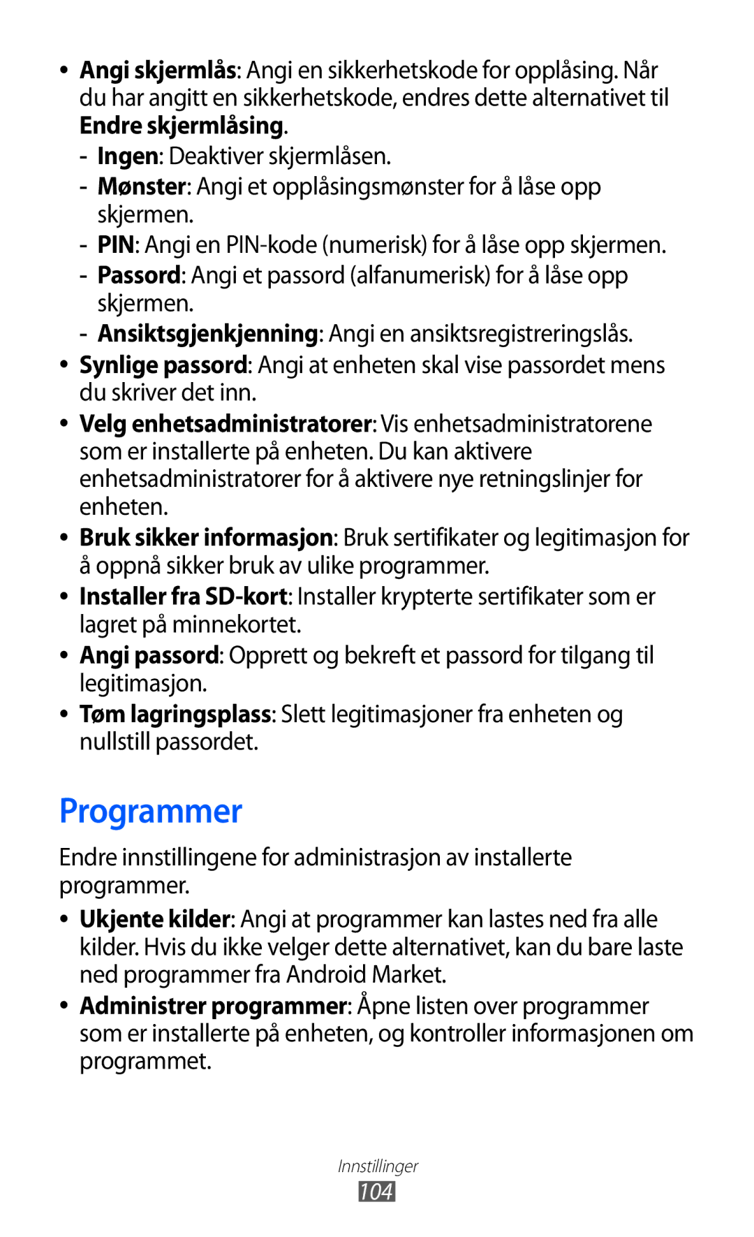 Samsung YP-GI1CW/NEE manual Programmer 