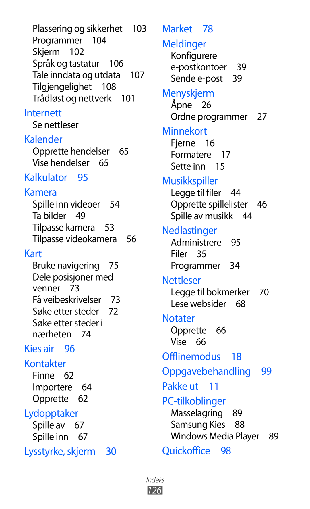 Samsung YP-GI1CW/NEE manual Internett 