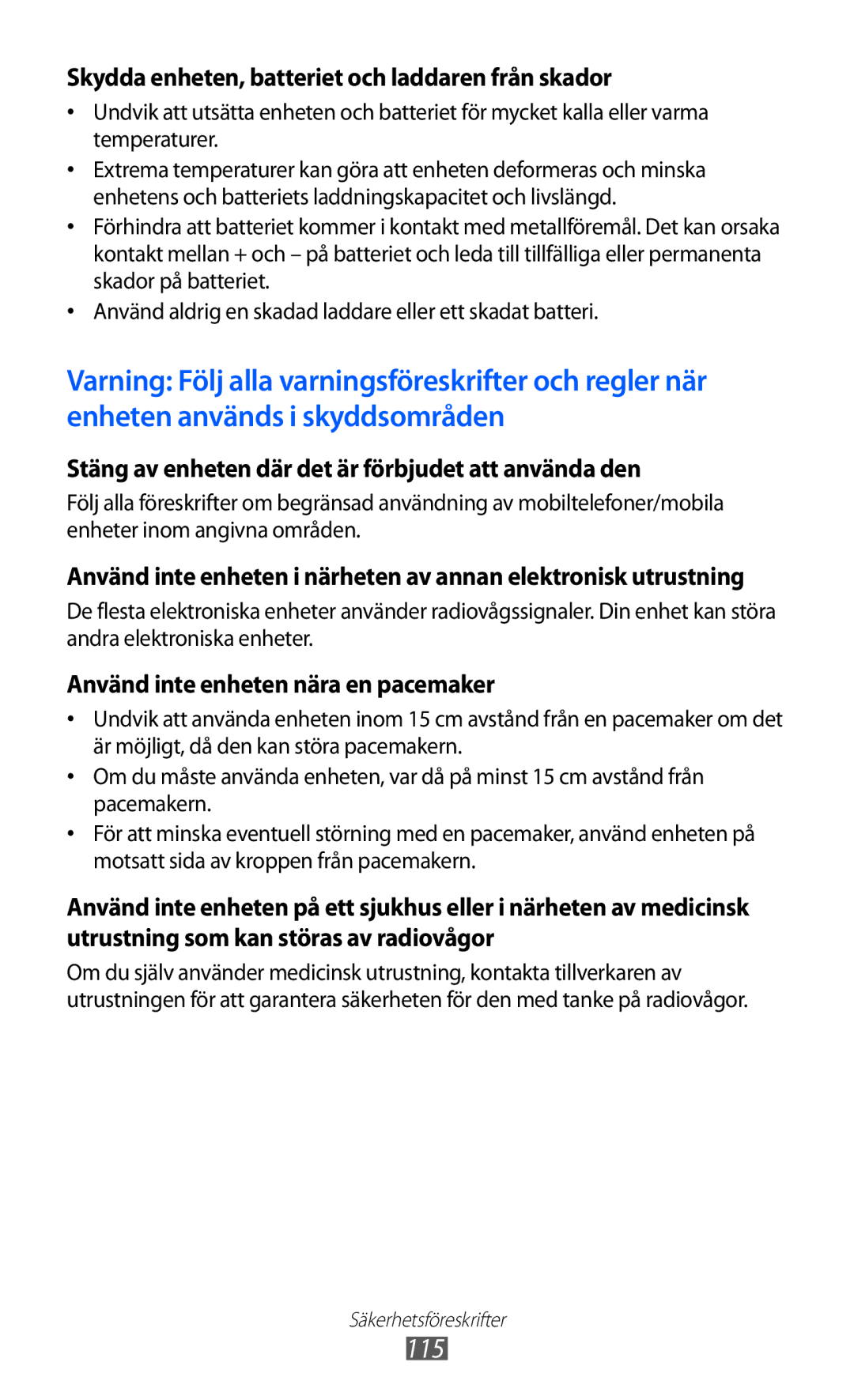 Samsung YP-GI1CW/NEE manual 115 