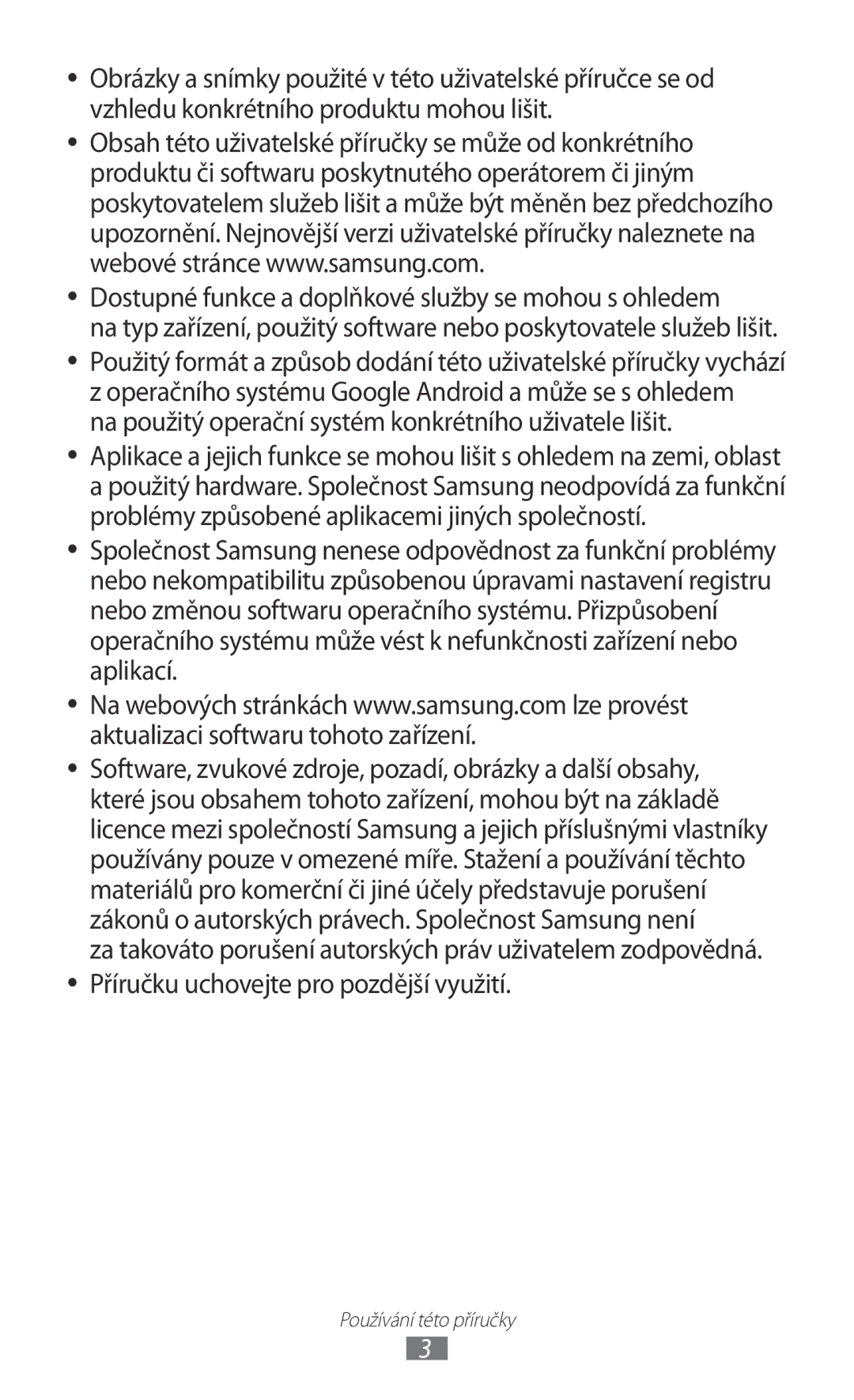 Samsung YP-GI1CW/ROM, YP-GI1CW/XEZ, YP-G1CW/XEZ manual Na použitý operační systém konkrétního uživatele lišit 