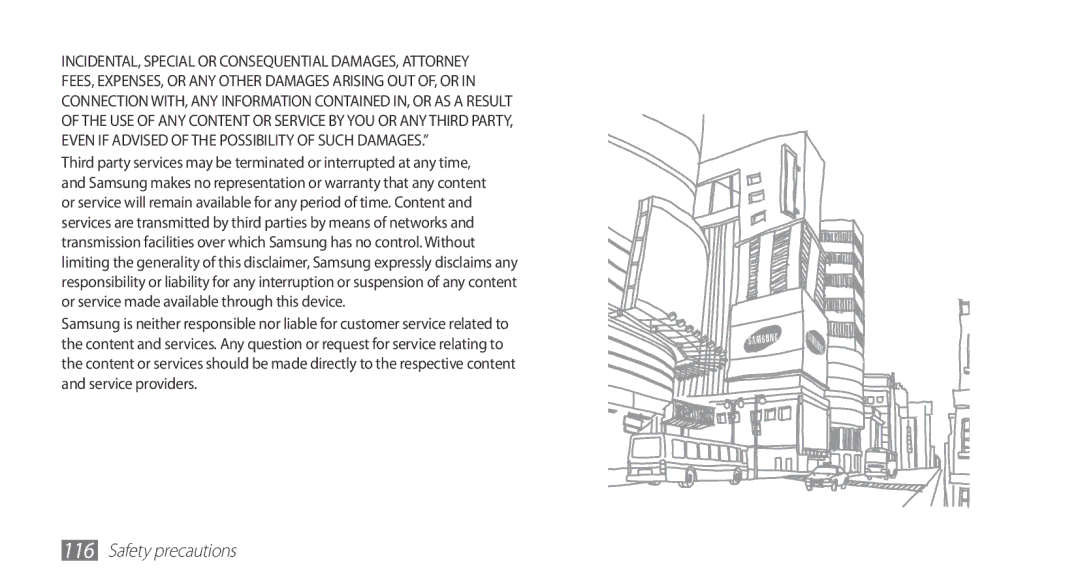 Samsung YP-GS1 user manual Safety precautions 