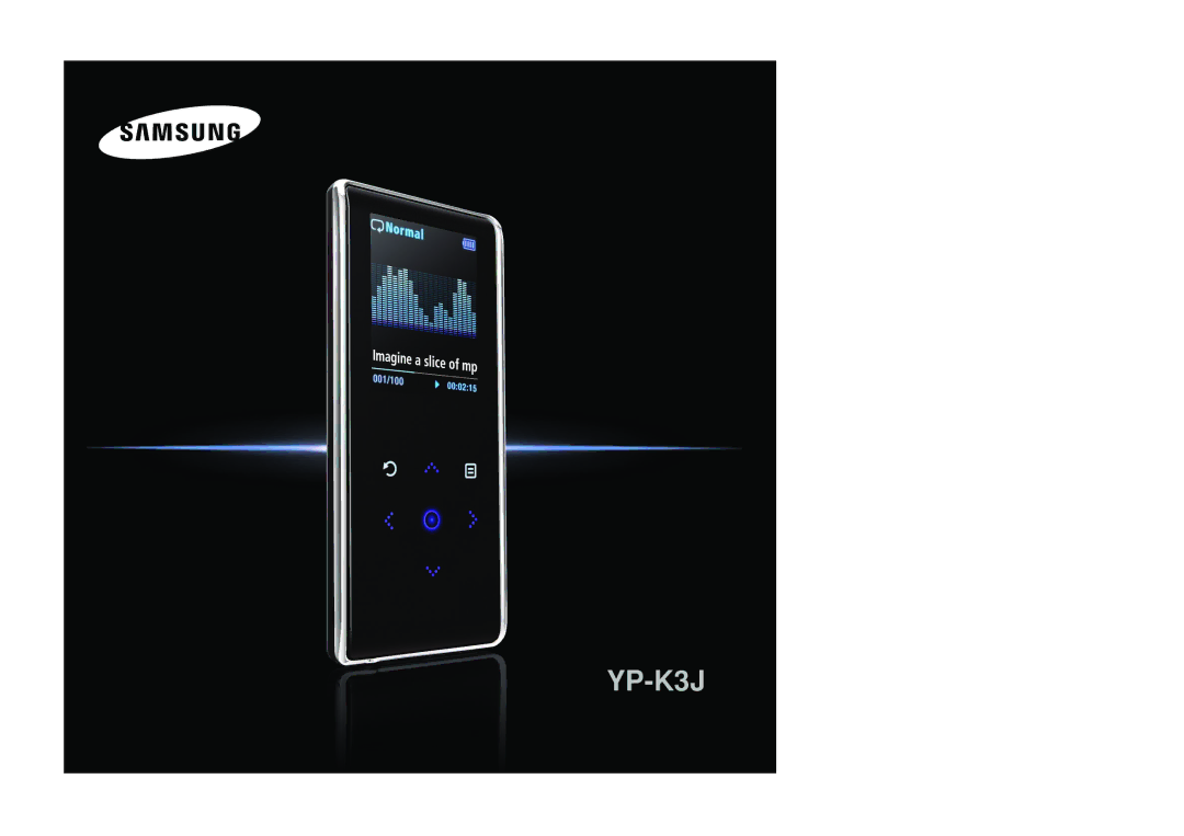 Samsung YP-K3JZB/XEO, YP-K3JQG/XET, YP-K3JAB/XEO, YP-K3JQB/XEO, YP-K3JQR/XET manual 