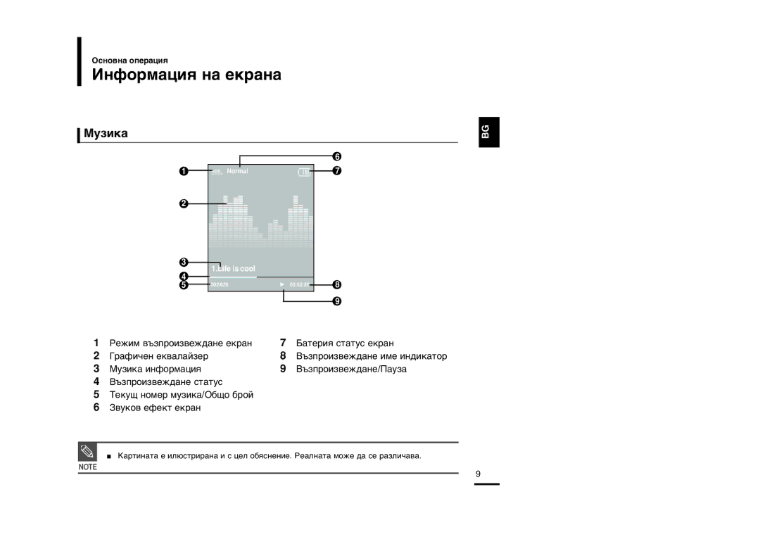 Samsung YP-K3JZB/XEO, YP-K3JQB/XET, YP-K3JAB/XET, YP-K3JZB/XET manual »Ìùóï‡ˆëˇ Ì‡ Âí‡Ì‡, Ãûáëí‡, Âêëï ‚˙ÁÔÓËÁ‚ÂÊ‰‡ÌÂ ÂÍ‡Ì 