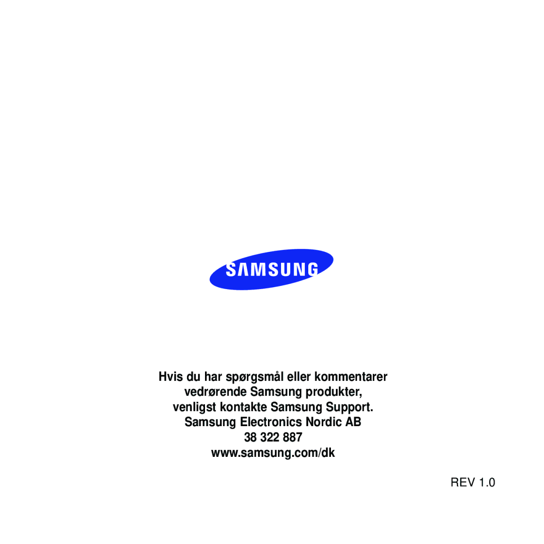 Samsung YP-K5JAB/XEE, YP-K5JZB/XEE, YP-K5JQB/XEE manual Rev 