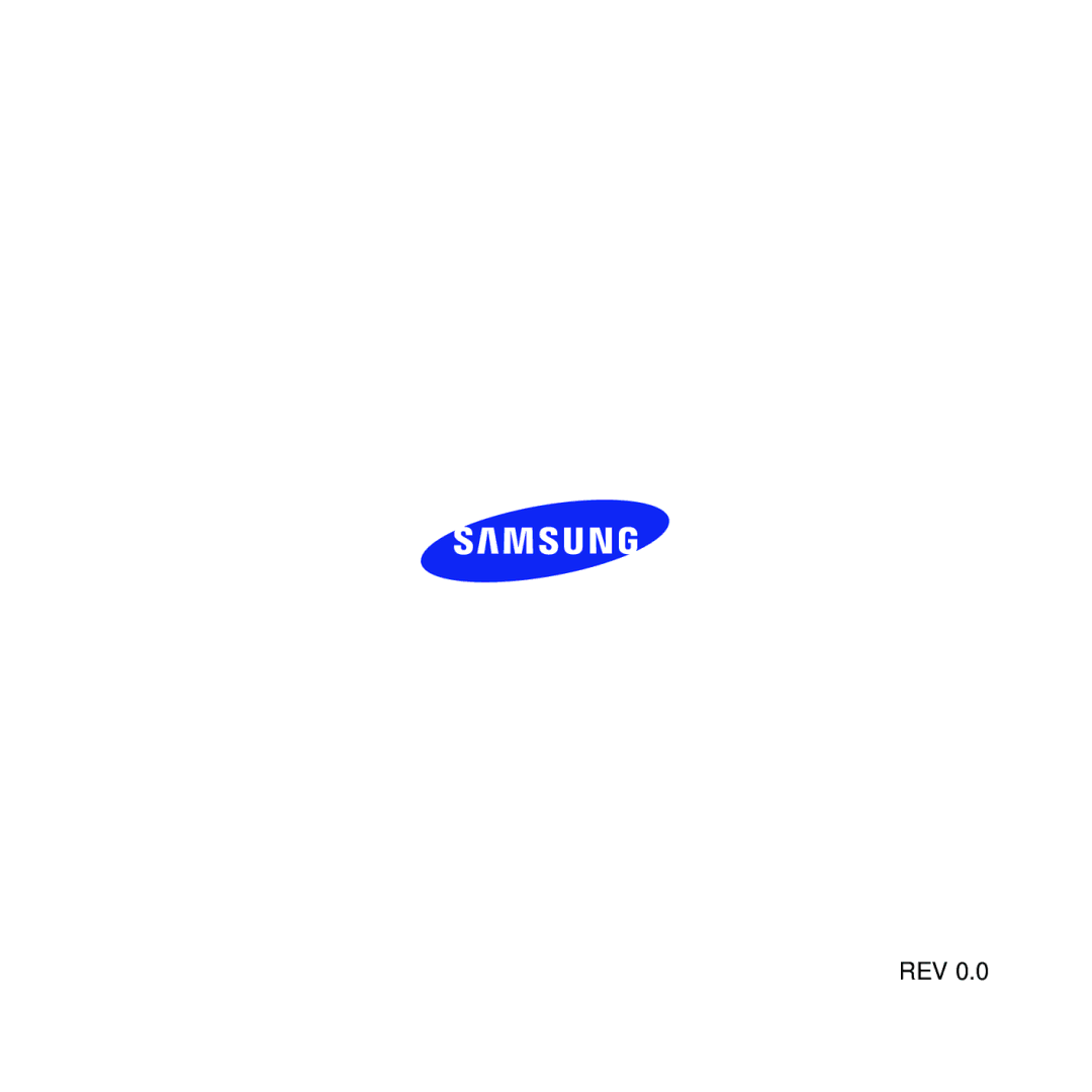 Samsung YP-K5JQB/XEE, YP-K5JAB/XEE, YP-K5JZB/XEE manual Rev 