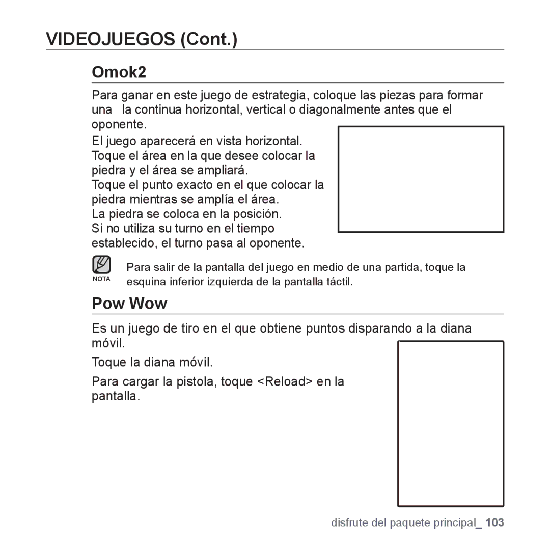 Samsung YP-P2AB/MEA manual Omok2, Pow Wow 