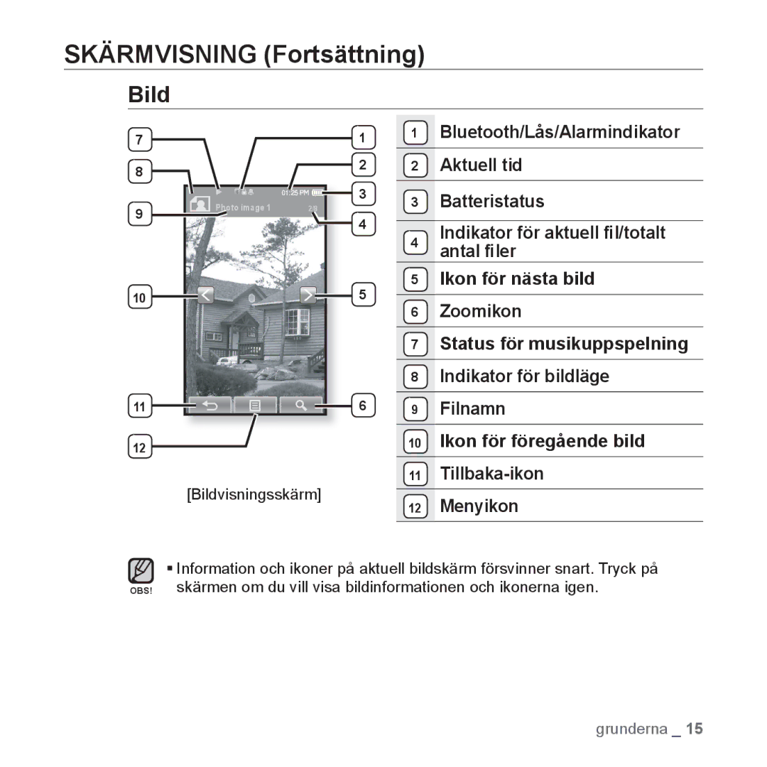 Samsung YP-P2JEB/XEE, YP-P2JAW/XEE, YP-P2JCB/XEE, YP-P2JCW/XEE, YP-P2JAB/XEE manual Bild 