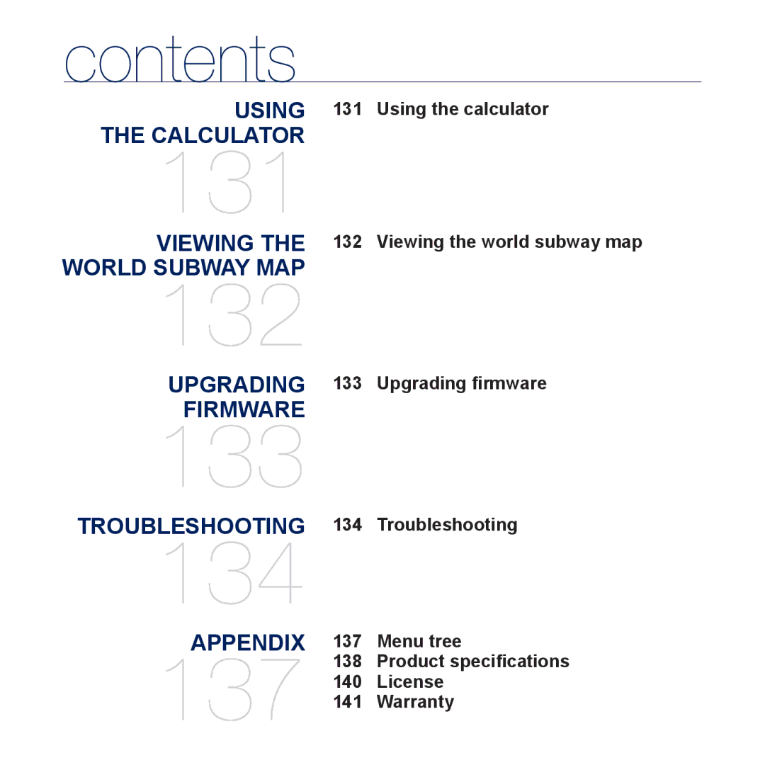 Samsung YP-P3 user manual 131 