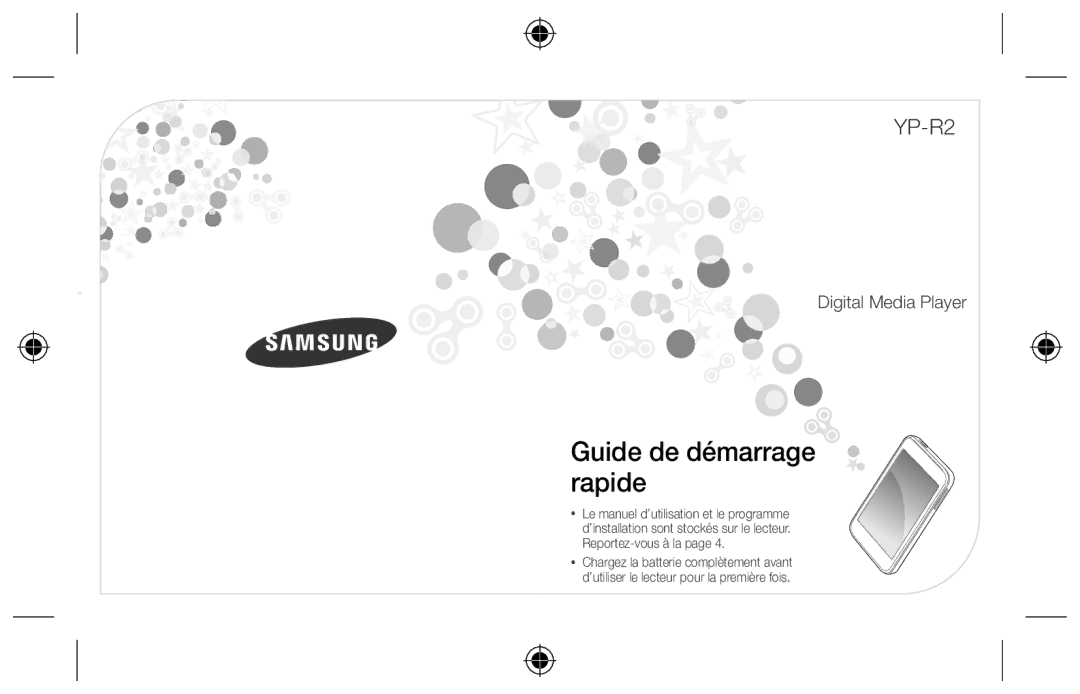 Samsung YP-R2AS/XET, YP-R2CB/XET manual Guide de démarrage rapide 