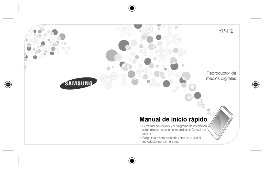 Samsung YP-R2AS/XET, YP-R2CB/XET manual Manual de inicio rápido 