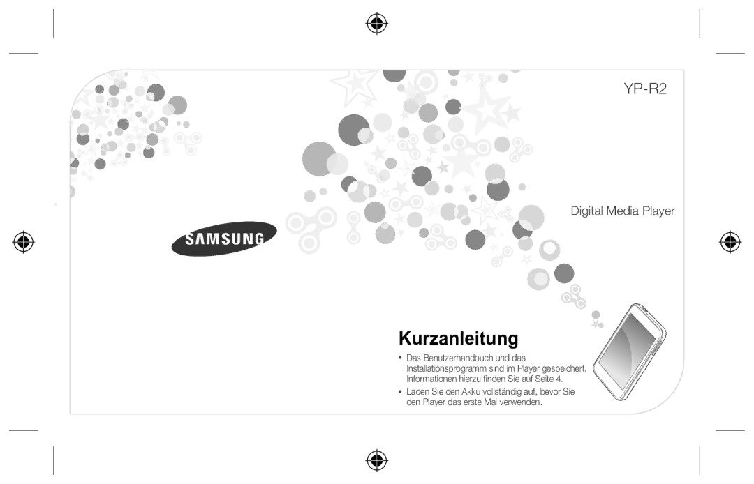 Samsung YP-R2AS/XET, YP-R2CB/XET manual Kurzanleitung 