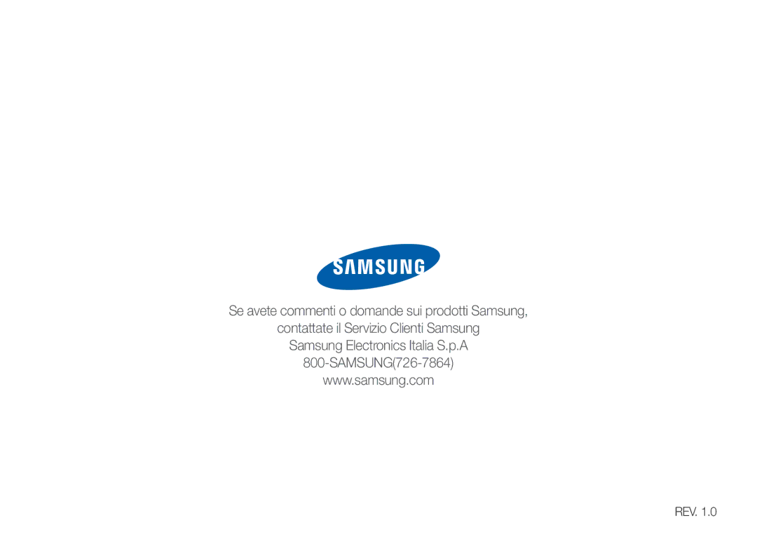 Samsung YP-S1AL/EDC, YP-S1QPV/EDC, YP-S1QLV/EDC, YP-S1AP/EDC manual Rev 