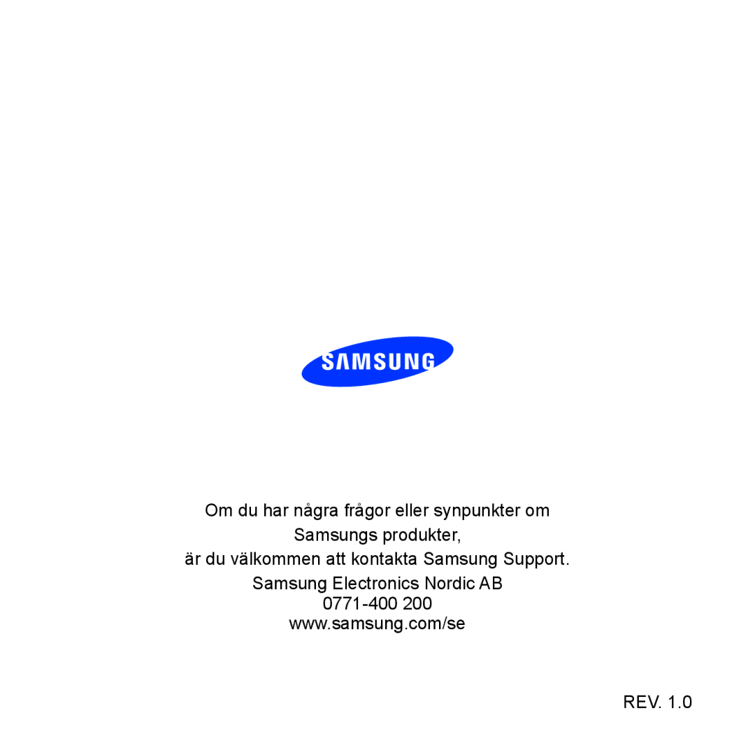 Samsung YP-S2QR/XEE, YP-S2QB/EDC, YP-S2QW/EDC, YP-S2QR/EDC, YP-S2QW/XEE, YP-S2QB/XEE, YP-S2QG/XEE, YP-S2QU/XEE manual 