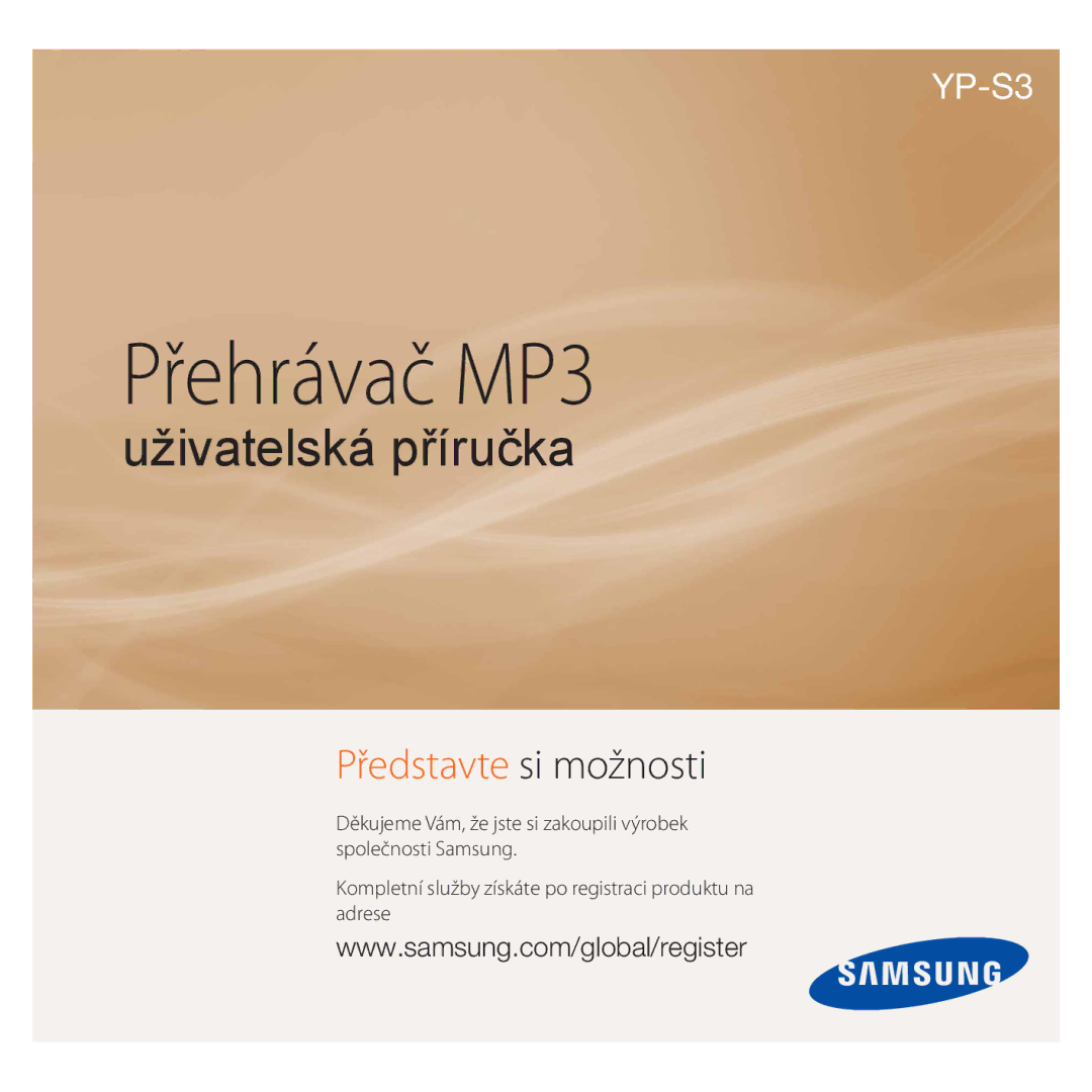 Samsung YP-S3JAB/EDC, YP-S3JQB/EDC, YP-S3JQW/XEE, YP-S3JAR/XEE, YP-S3JAB/XEE manual MP3-spelare, Instruktionsmanual 