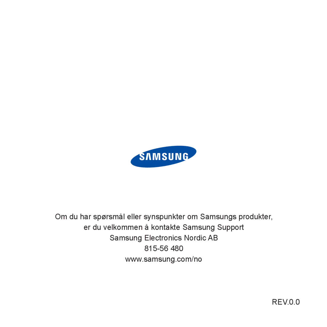 Samsung YP-S5JAB/XEE manual 