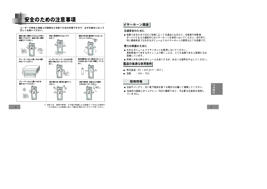 Samsung YP-T5V/XSV manual 