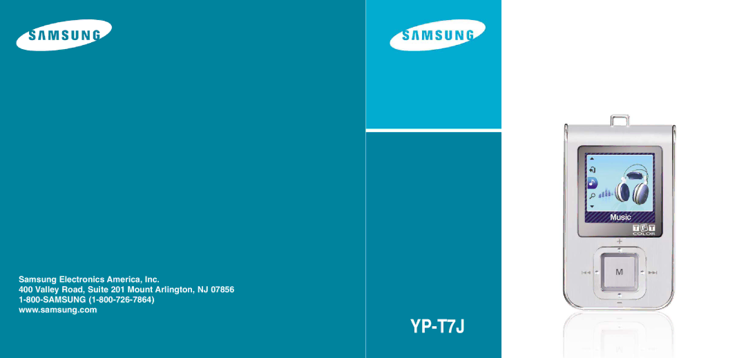 Samsung YP-T7J manual 