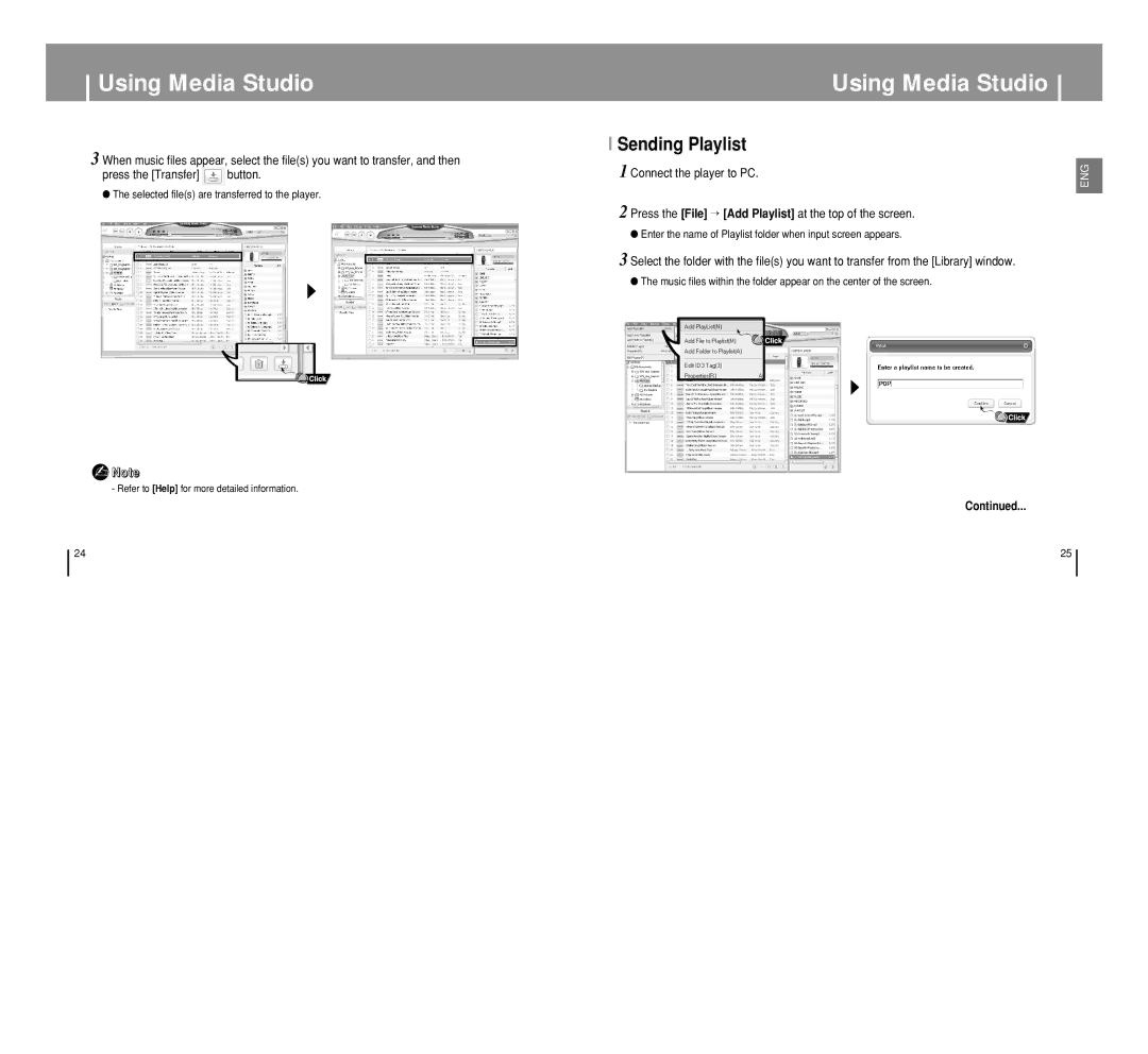 Samsung YP-T8 manual Sending Playlist, Enter the name of Playlist folder when input screen appears 