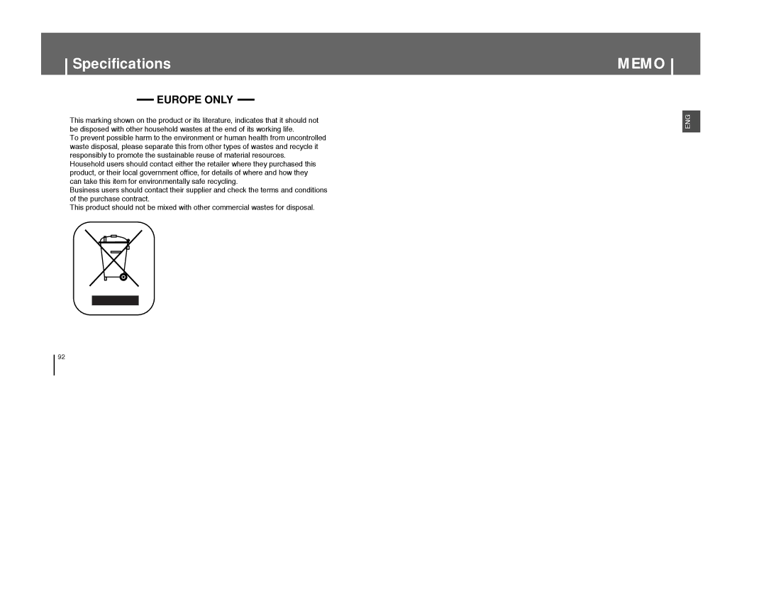 Samsung YP-T8QW/AAW, YP-T8A/ELS, YP-T8Q/ELS, YP-T8X/ELS, YP-T8Z/ELS, YP-T8Q/EDC, YP-T8V/AAW, YP-T8X/XSG, YP-T8X/AAW manual Memo 