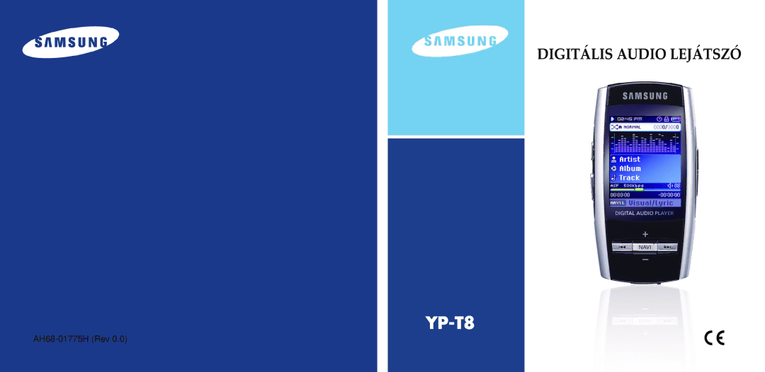 Samsung YP-T8X/ELS, YP-T8Q/ELS, YP-T8Z/ELS manual AH68-01775H Rev 