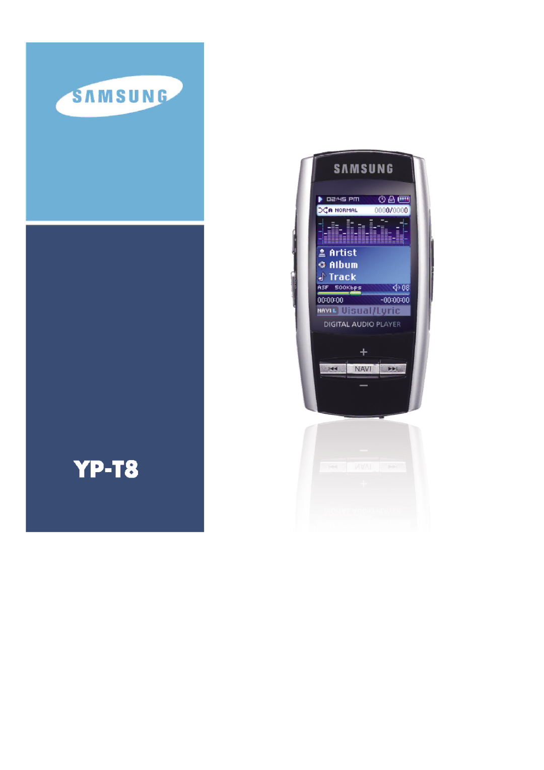 Samsung YP-T8XE/XFO, YP-T8ZB/XFO manual 