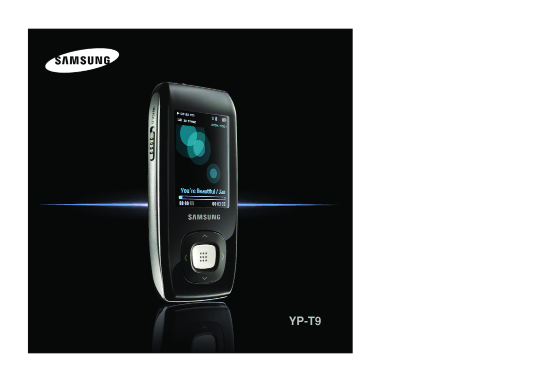 Samsung YP-T9BAB/XFU, YP-T9BQB/XFU manual 