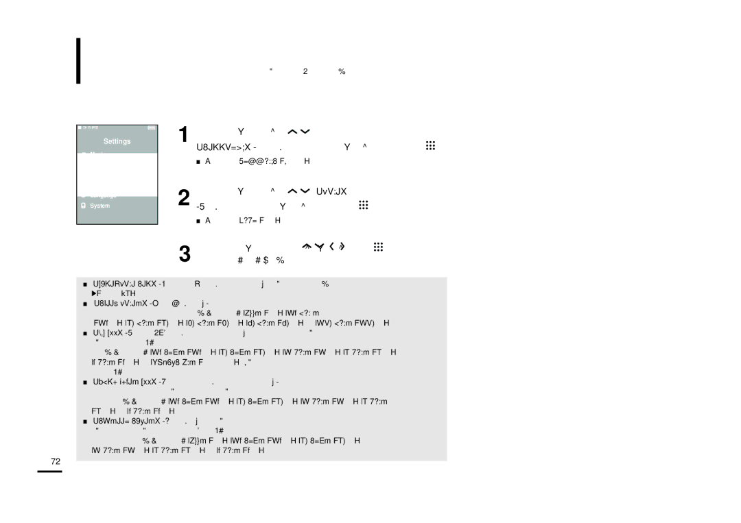 Samsung YP-T9BQB/XFU, YP-T9BAB/XFU manual ŒÓˇ‚ËÚÒˇ ÏÂÌ˛ Time ¬ÂÏˇ 