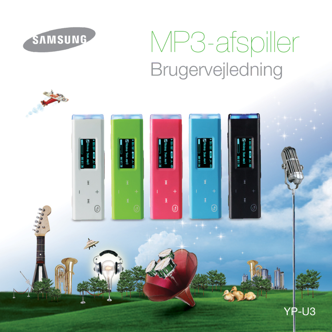 Samsung YP-U3JQW/XEE, YP-U2RZB/XEE, YP-U3JQP/XEE, YP-U3JQB/XEE manual MP3-spiller 