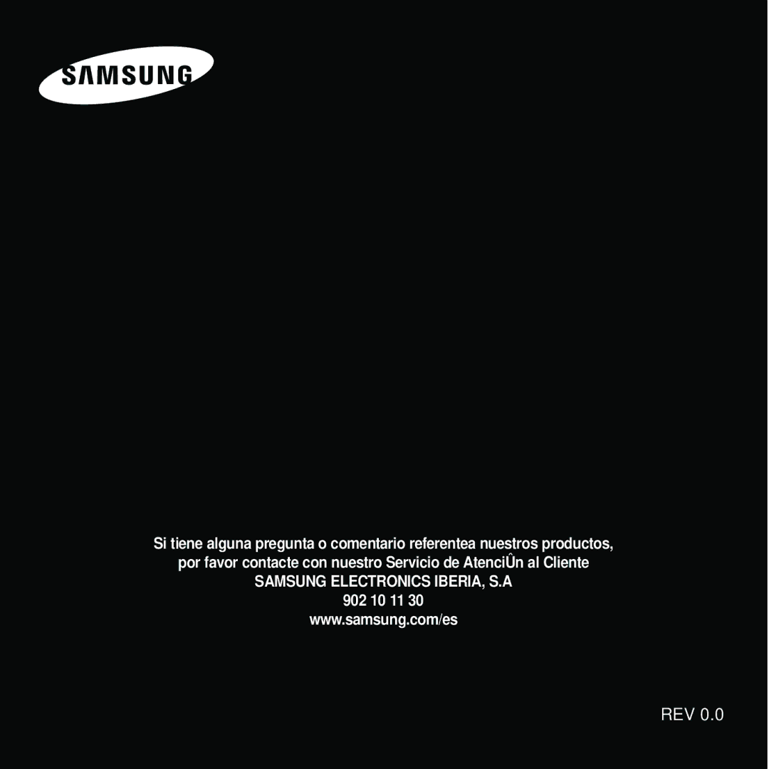 Samsung YP-U2RXW/ELS, YP-U2RZW/XET, YP-U2RZB/XET, YP-U2ZB/ELS, YP-U2RZB/OMX manual Rev 