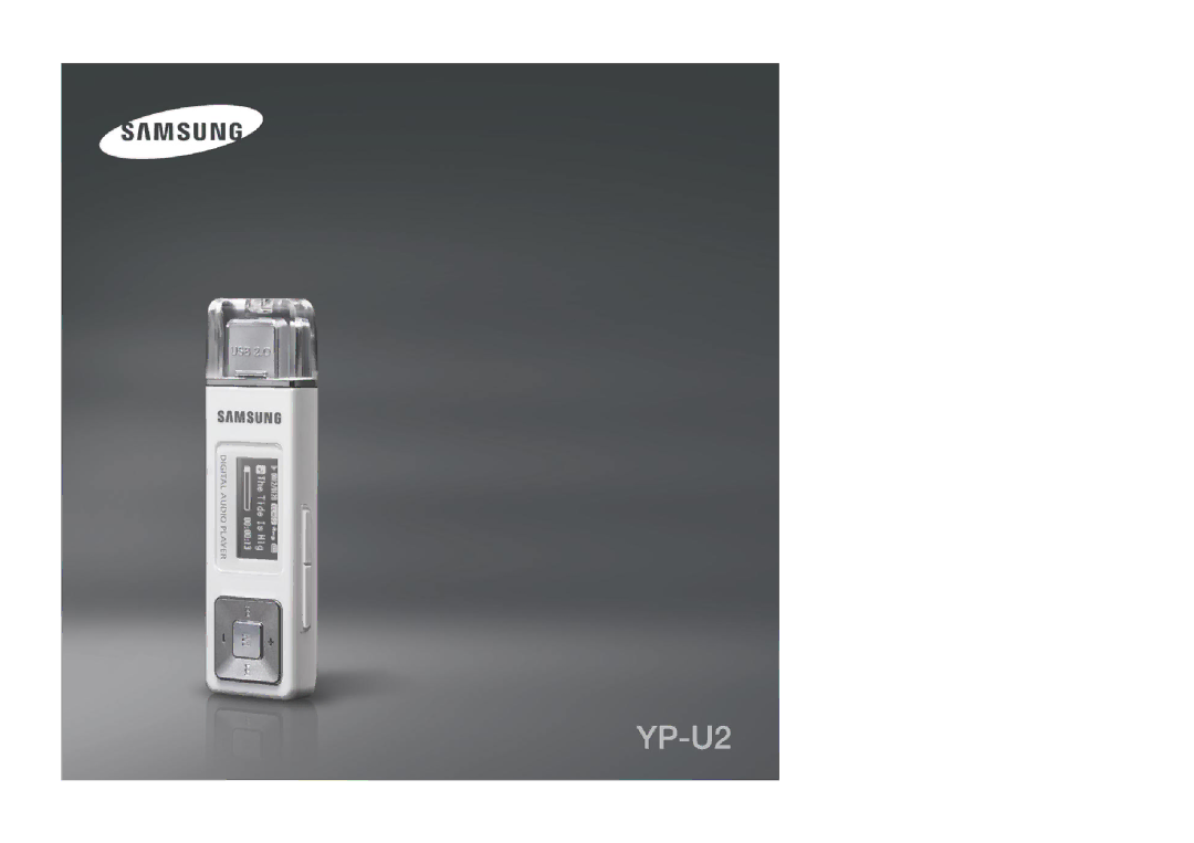 Samsung YP-U2XB/XFU, YP-U2ZB/XFU manual 