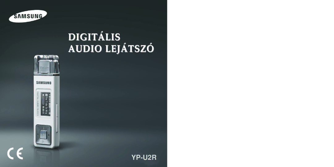 Samsung YP-U2RXB/ELS, YP-U2ZW/ELS, YP-U2RZW/XET, YP-U2RXW/ELS, YP-U2RQB/XET, YP-U2RZB/XET, YP-U2RXW/XET, YP-U2RQW/XET manual 