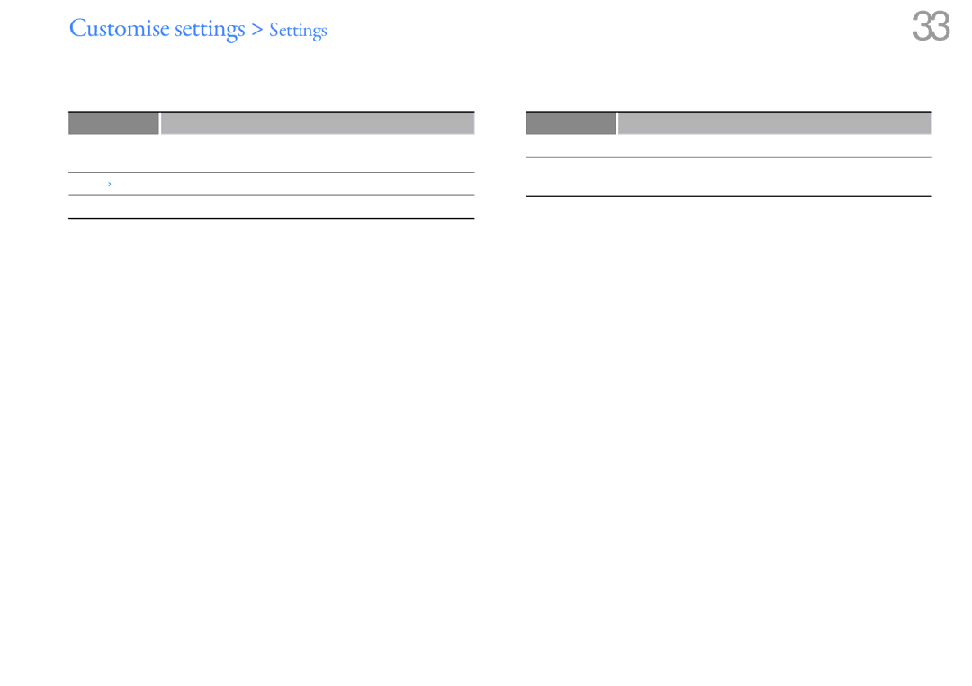 Samsung YP-U7 user manual Display settings, Language settings 