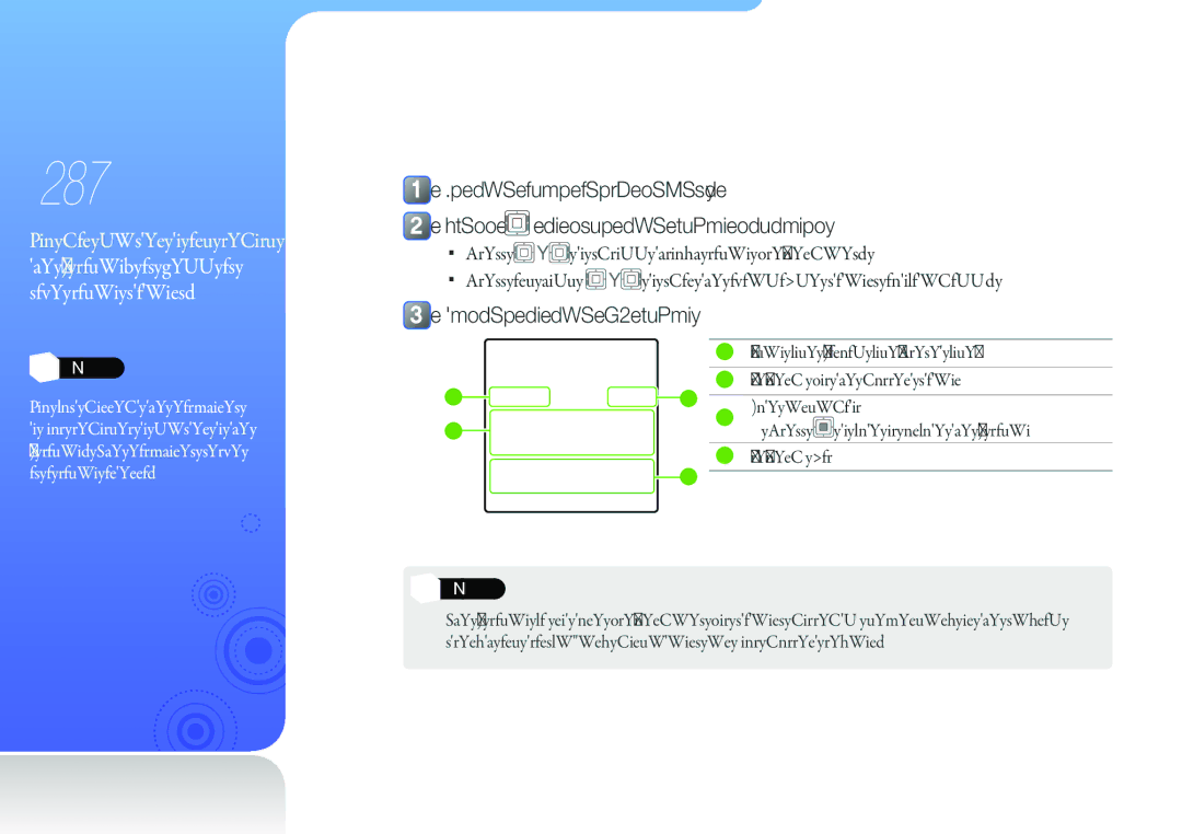 Samsung YP-VP2 user manual Main menu, select Press To scan the radio stations, Listen to the FM radio 