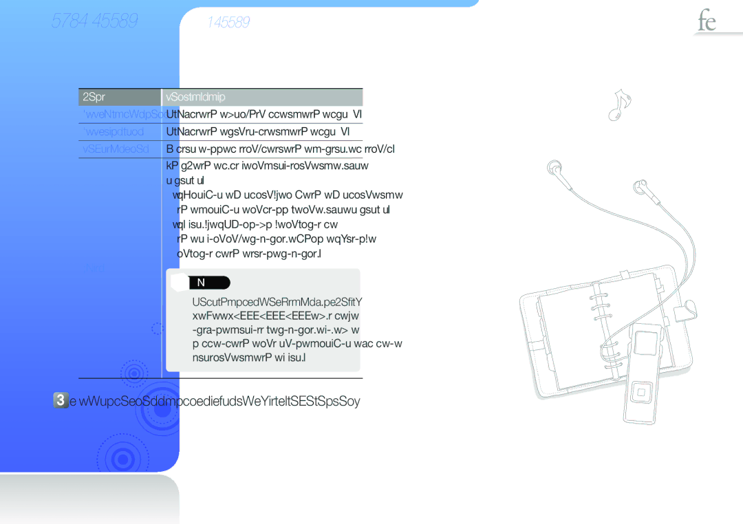 Samsung YP-VP2 user manual Change settings to match your preferences, LCD contrast, Default set, About 