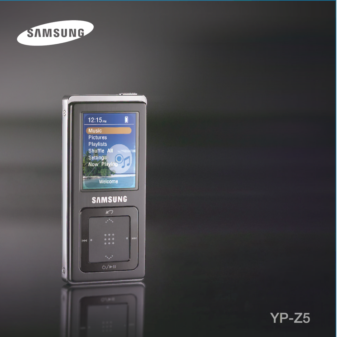 Samsung YP-Z5 manual 