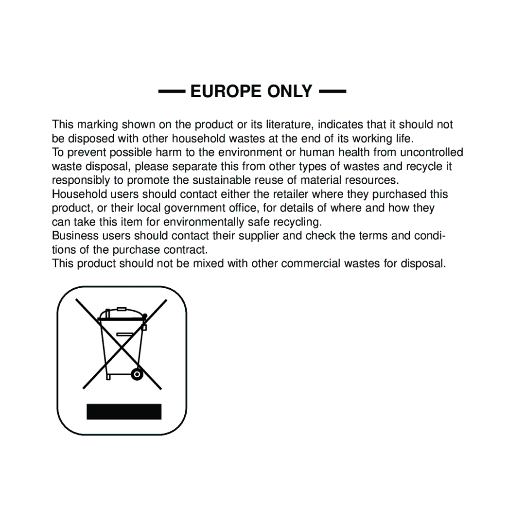 Samsung YP-Z5FAB/OMX, YP-Z5FQB/ELS, YP-Z5FAW/XEF, YP-Z5FZW/ELS, YP-Z5FZB/XEF, YP-Z5FAB/XEF, YP-Z5FZS/XET manual Europe only 