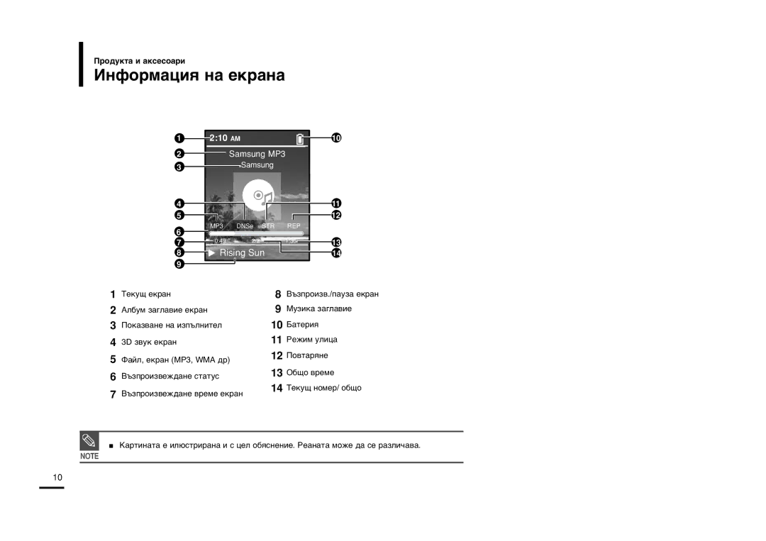 Samsung YP-Z5FQB/OMX, YP-Z5FQB/ELS, YP-Z5FZS/XET, YP-Z5FZB/ELS, YP-Z5FAB/ELS, YP-Z5FZW/XET »Ìùóï‡ˆëˇ Ì‡ Âí‡Ì‡, Rising Sun 