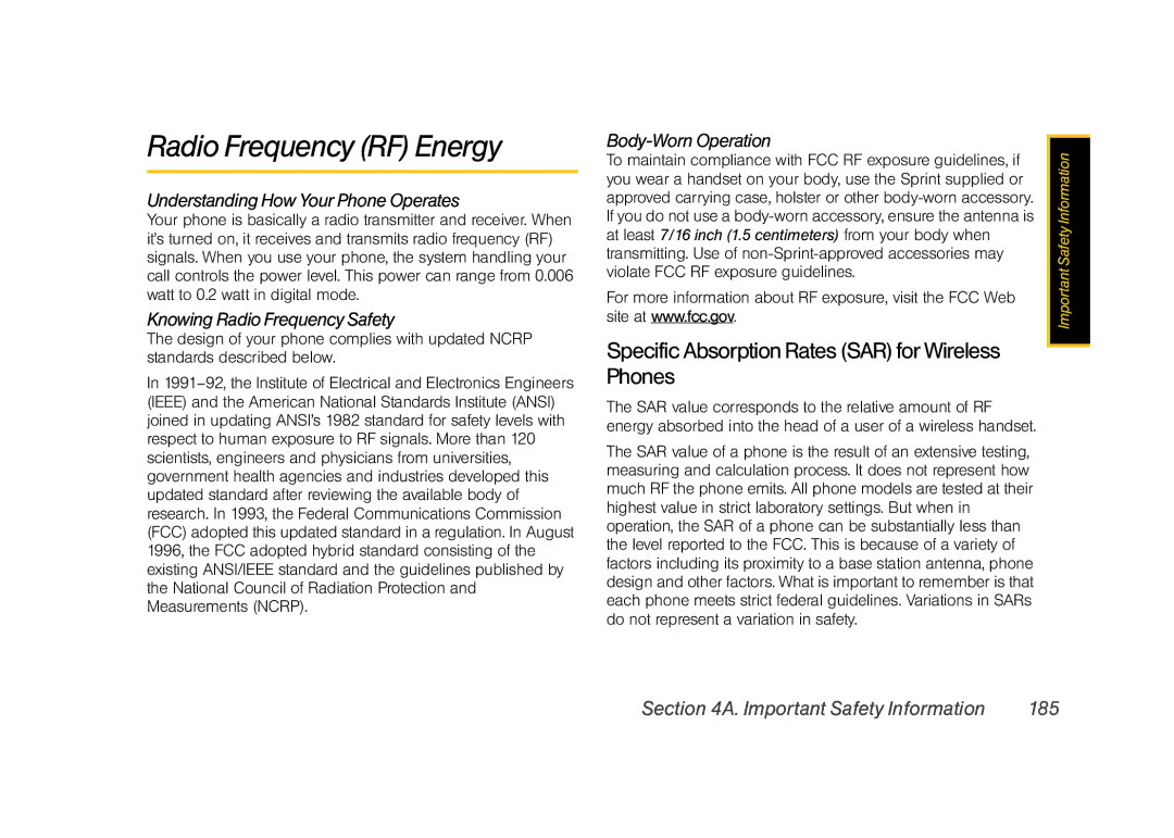 Samsung Z400 manual Radio Frequency RF Energy, Specific Absorption Rates SAR for Wireless Phones 