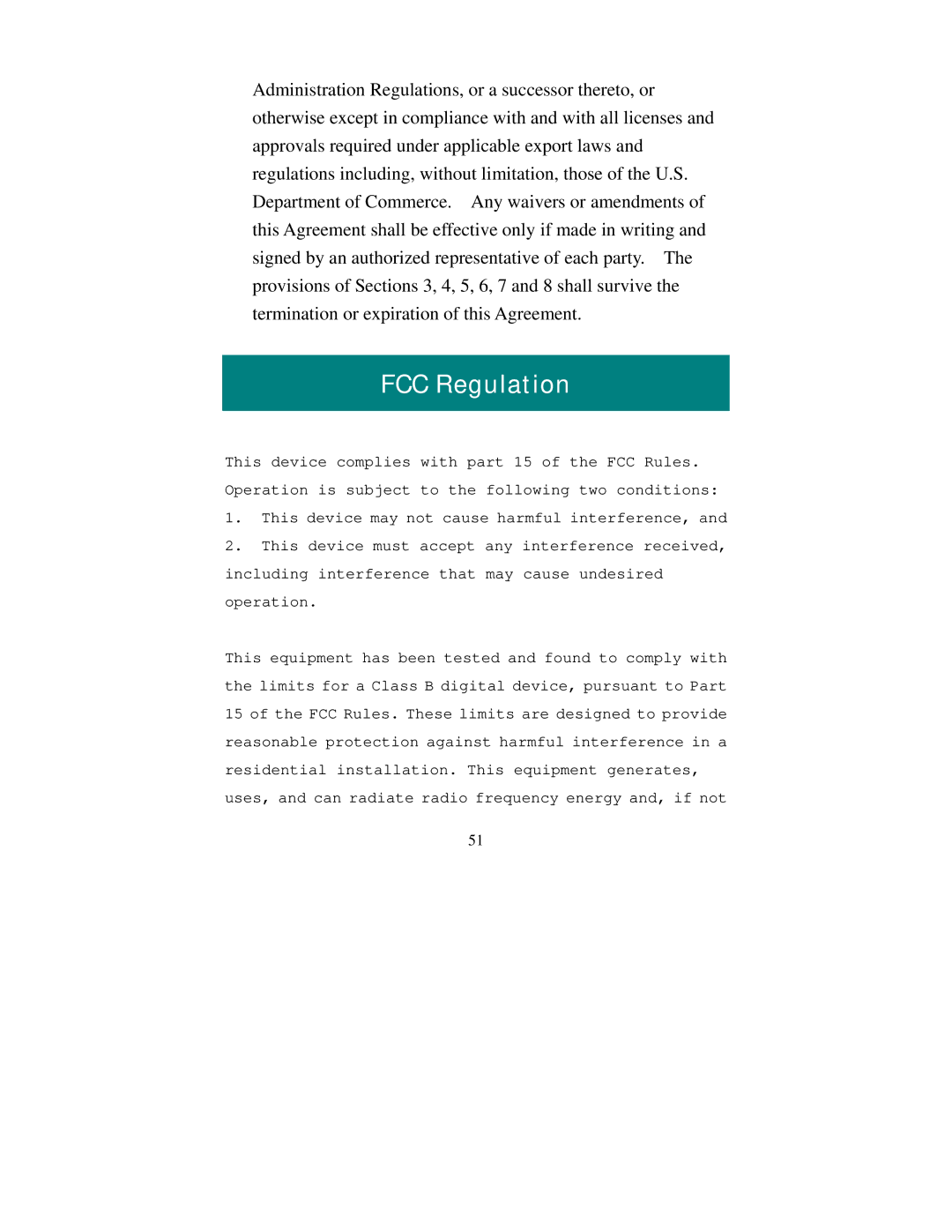 SanDisk Sansa e200 manual FCC Regulation 