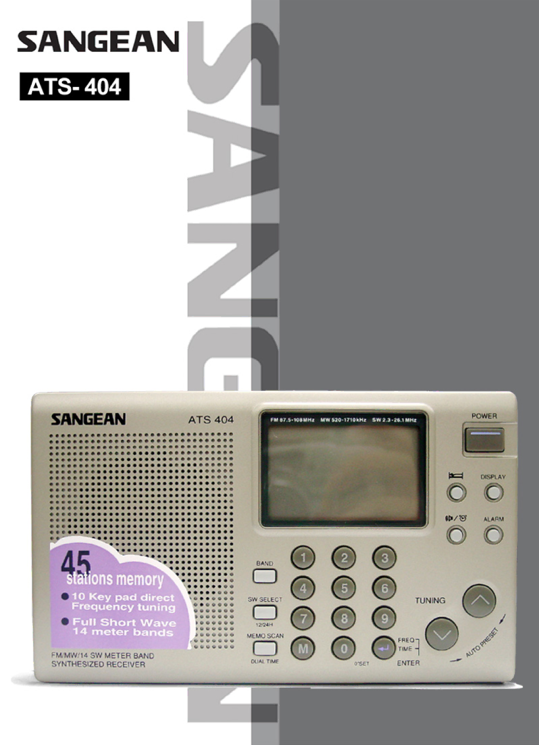 Sangean Electronics ATS-404 manual 