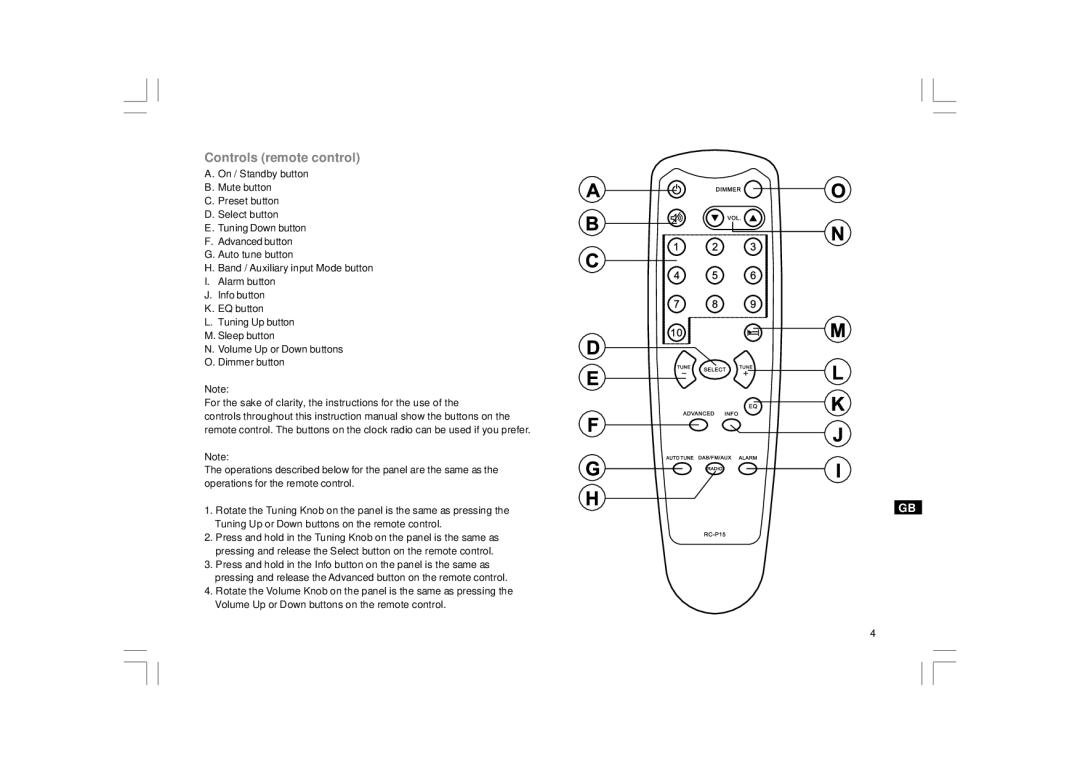 Sangean Electronics DDR-31+ manual Controls remote control 