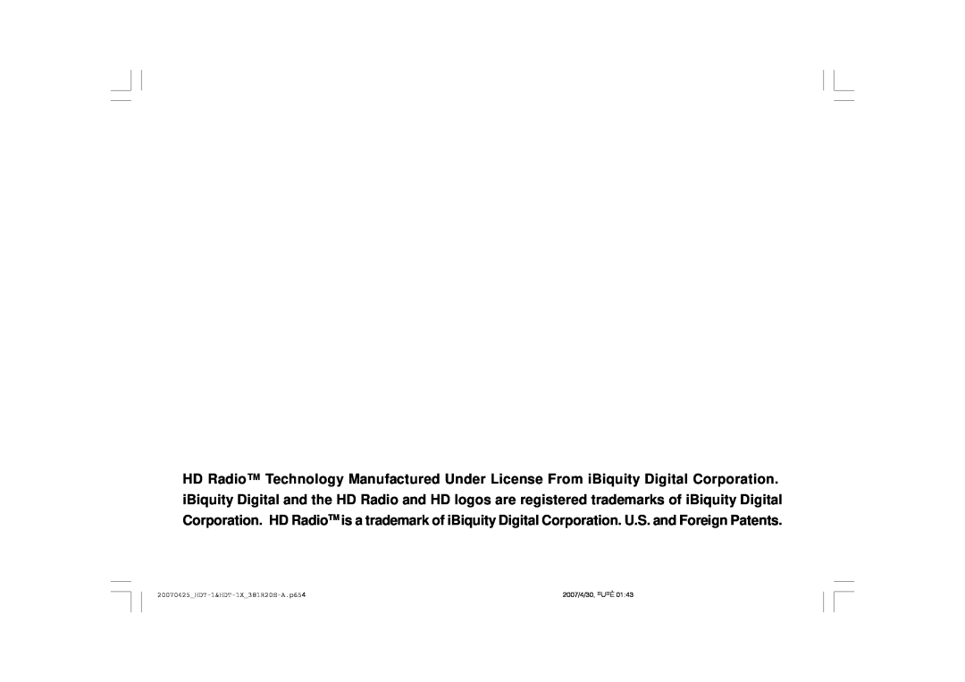 Sangean Electronics user manual HDT-1&HDT-1X 381R20S-A.p654, 2007/4/30, ¤U¤È 