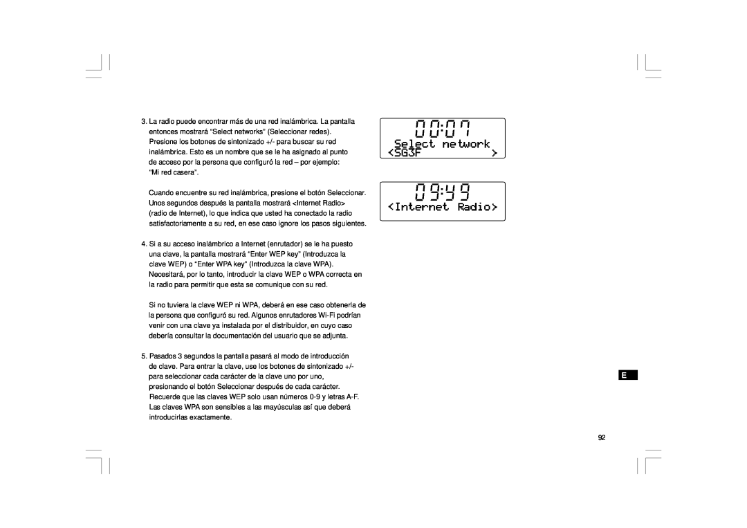 Sangean Electronics RCR-7WF, RCR-8WF manual “Mi red casera” 