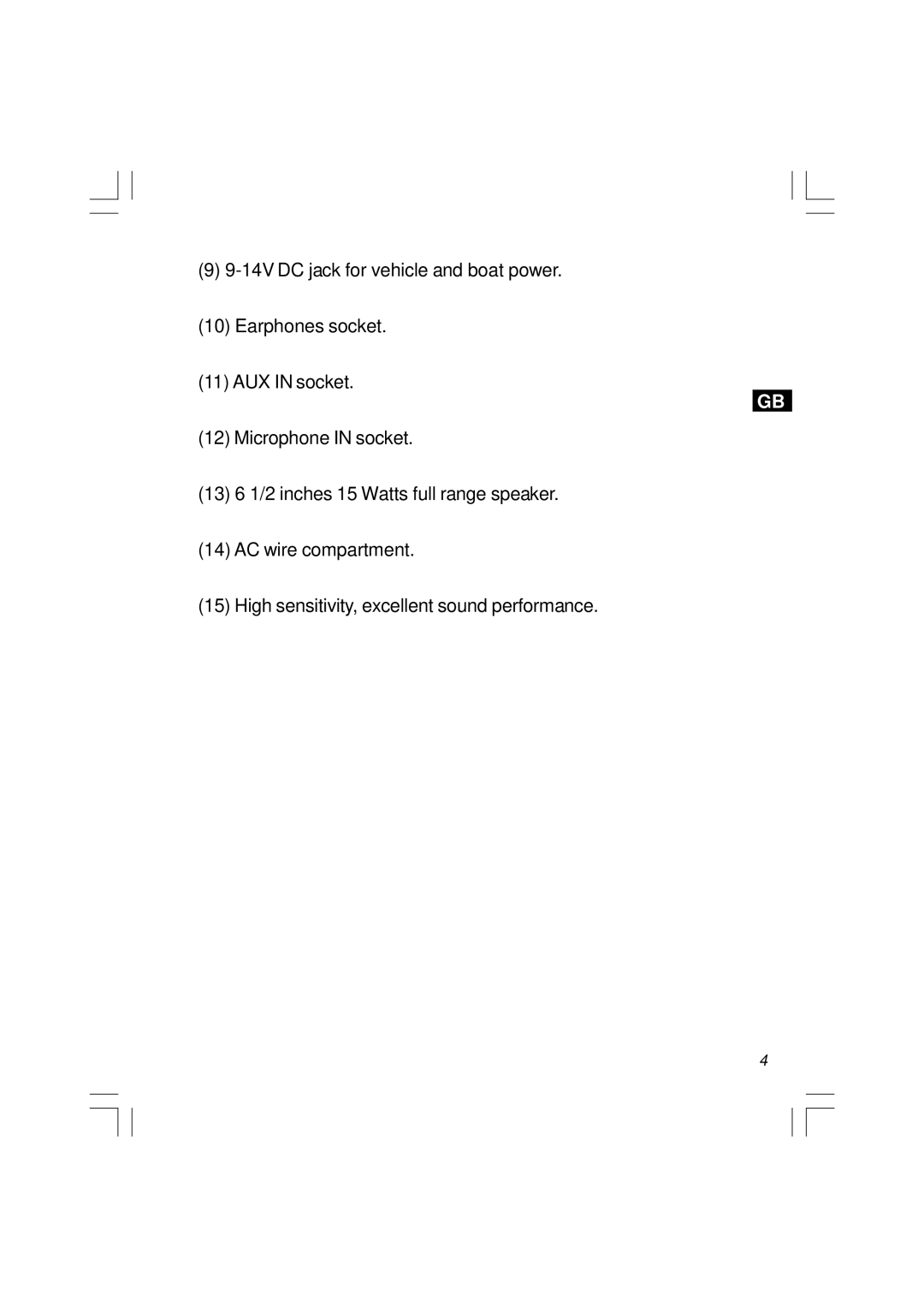 Sangean Electronics U1 user service 