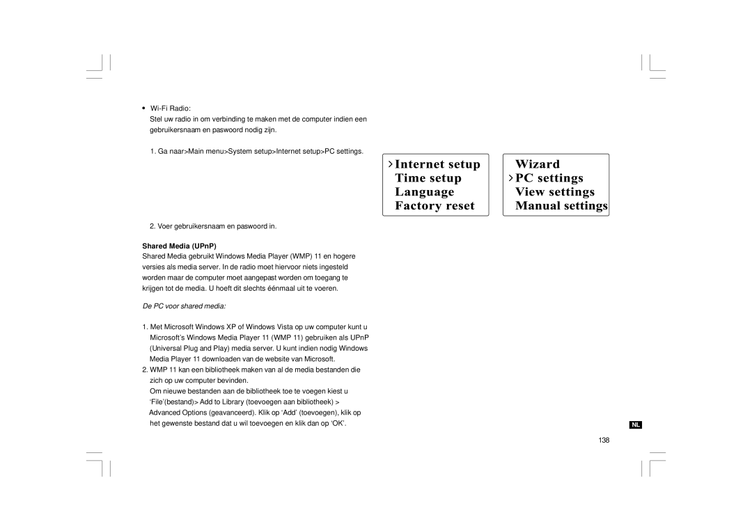 Sangean Electronics WFR-1 manual Het gewenste bestand dat u wil toevoegen en klik dan op ‘OK’ 