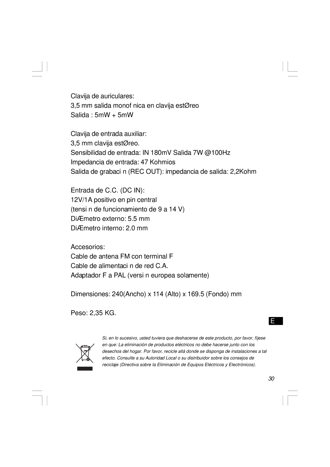 Sangean Electronics WR-11 manual 