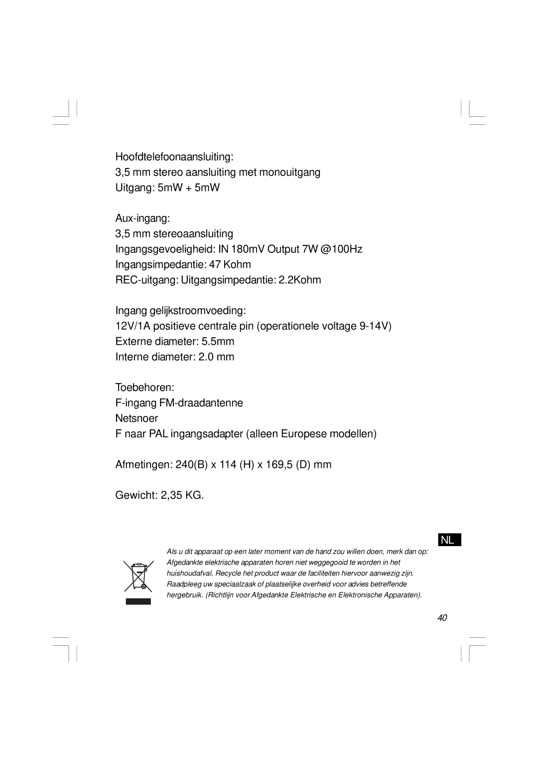 Sangean Electronics WR-11 manual 