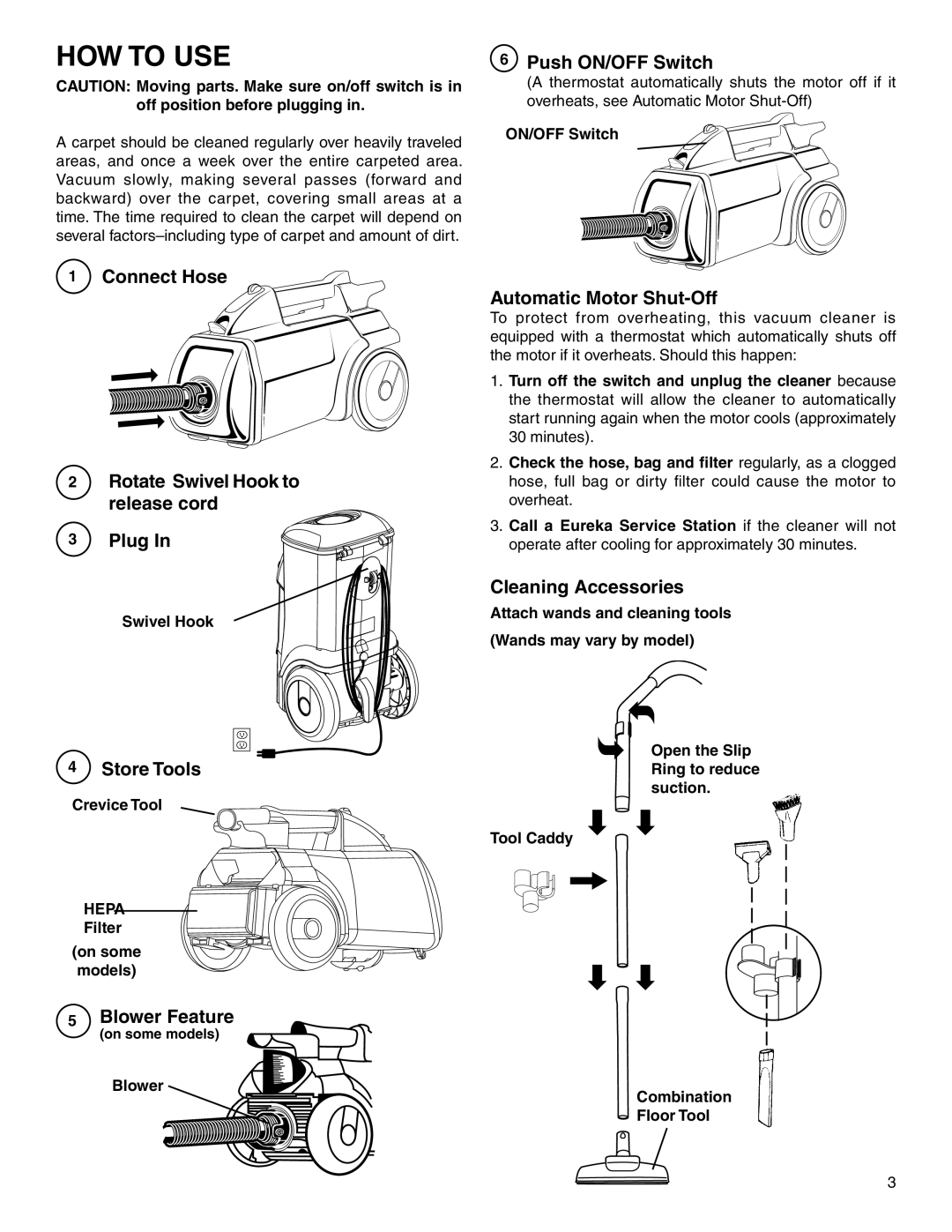 Sanitaire S3680 warranty HOW to USE 