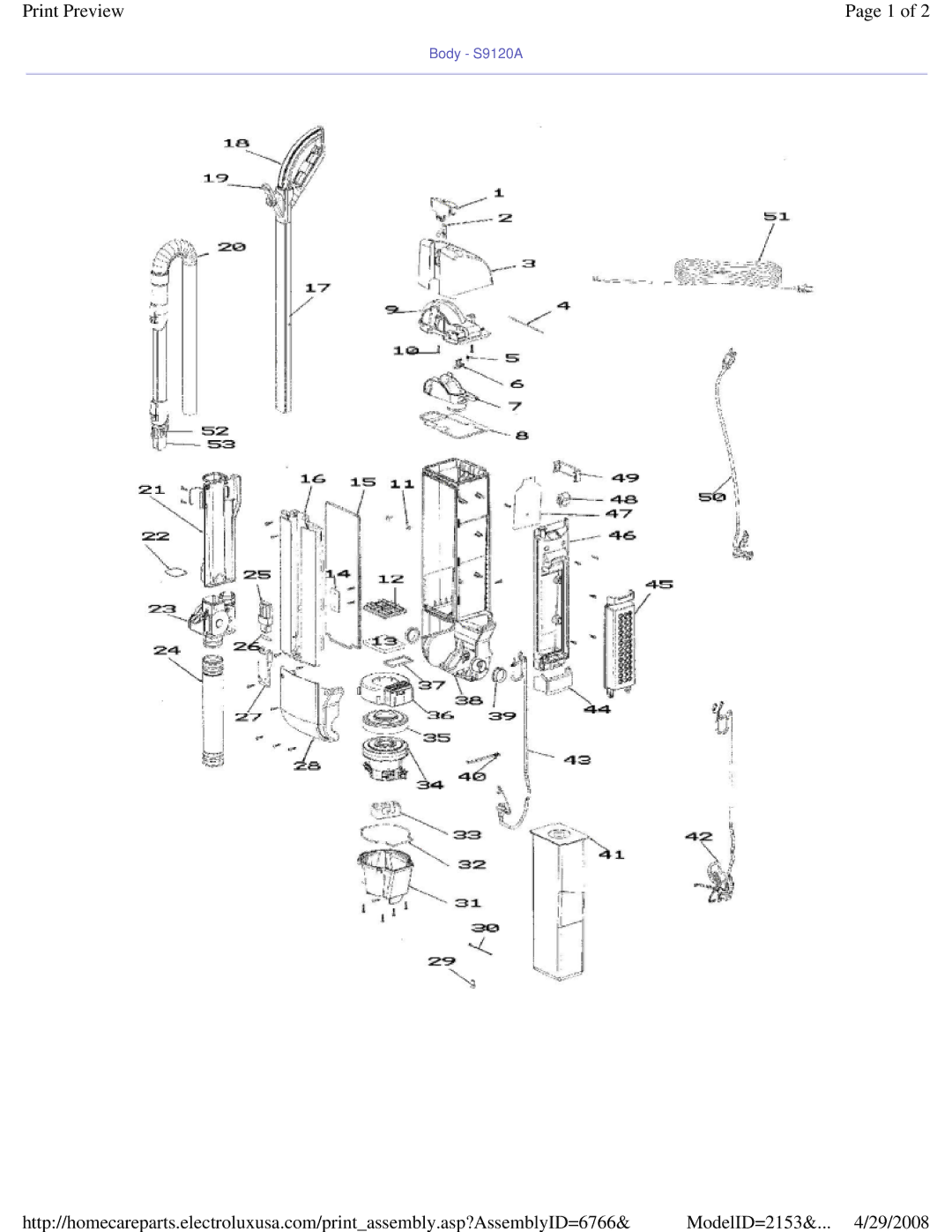 Sanitaire manual Body S9120A 