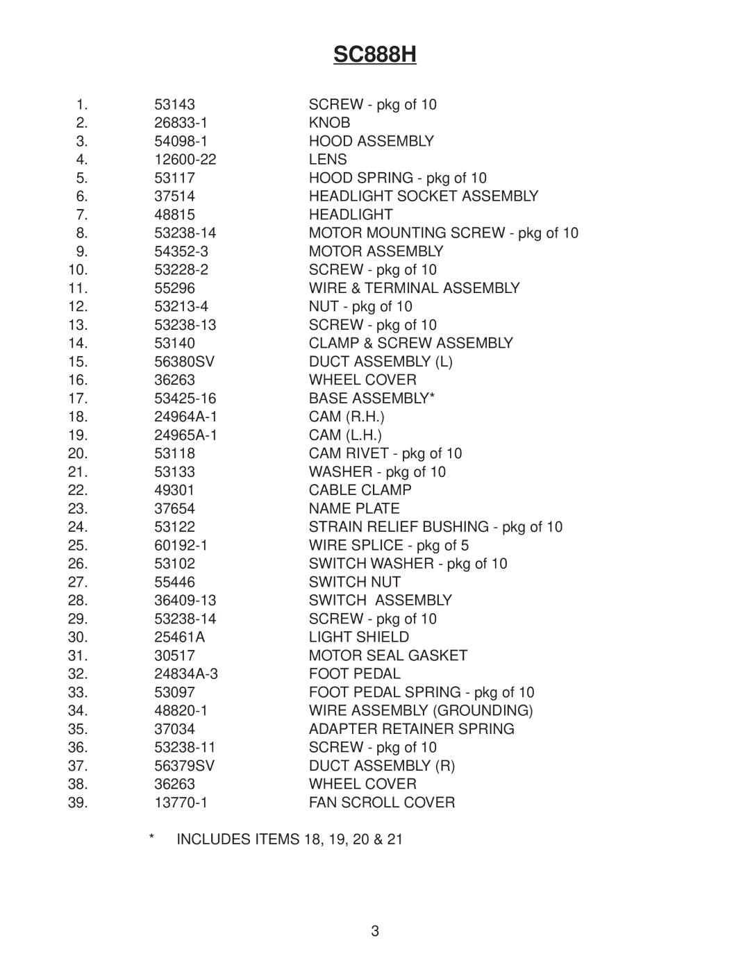 Sanitaire SC888H manual 